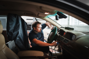 Vehicle diagnostic tests at  All Around Auto Repair