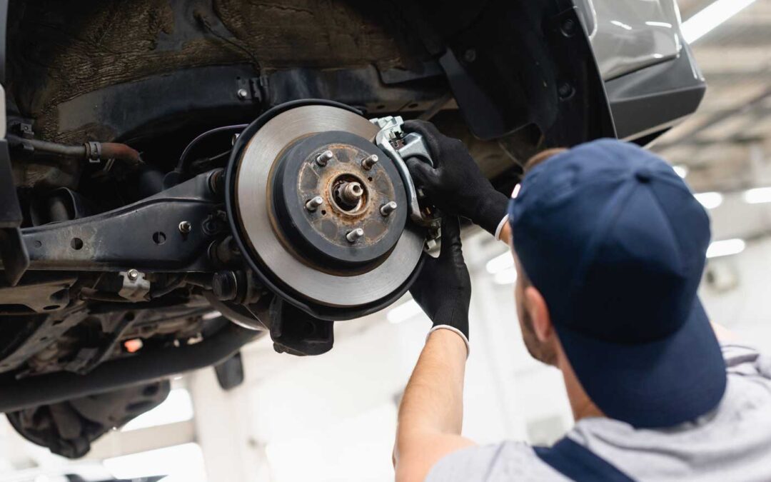 Brake Inspection with Tire Rotation and Periodically Change Parts