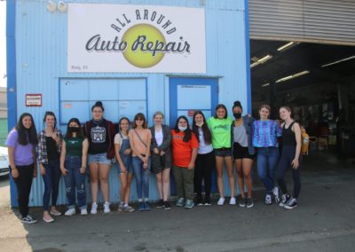 All Around Auto host the Girl Scouts of Northern CA