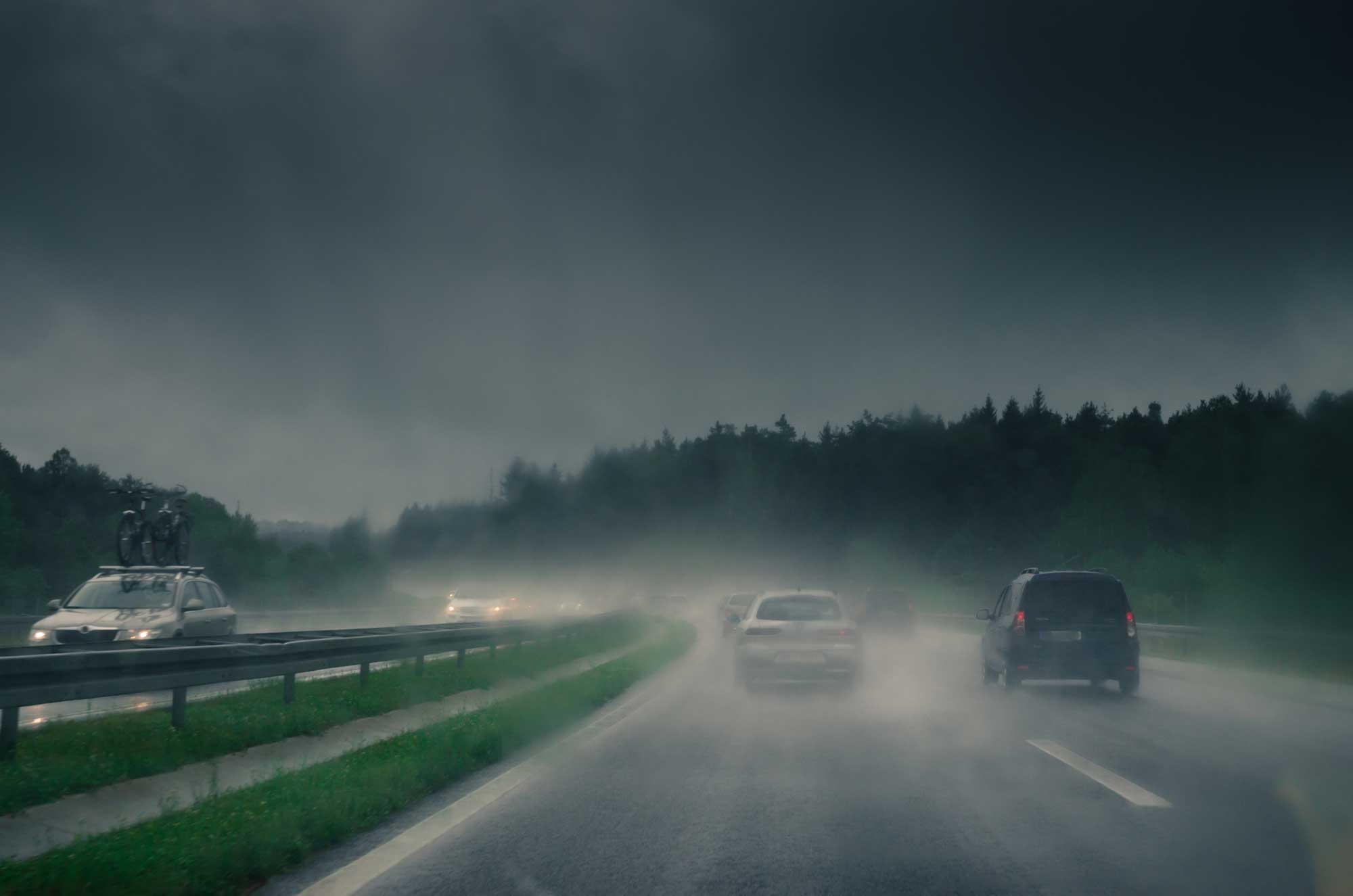 Preparing your car for winter - cars on a slippery road
