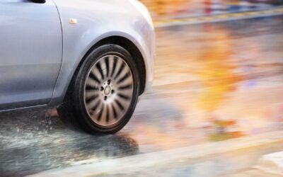 How rain affects braking, steering and visibility